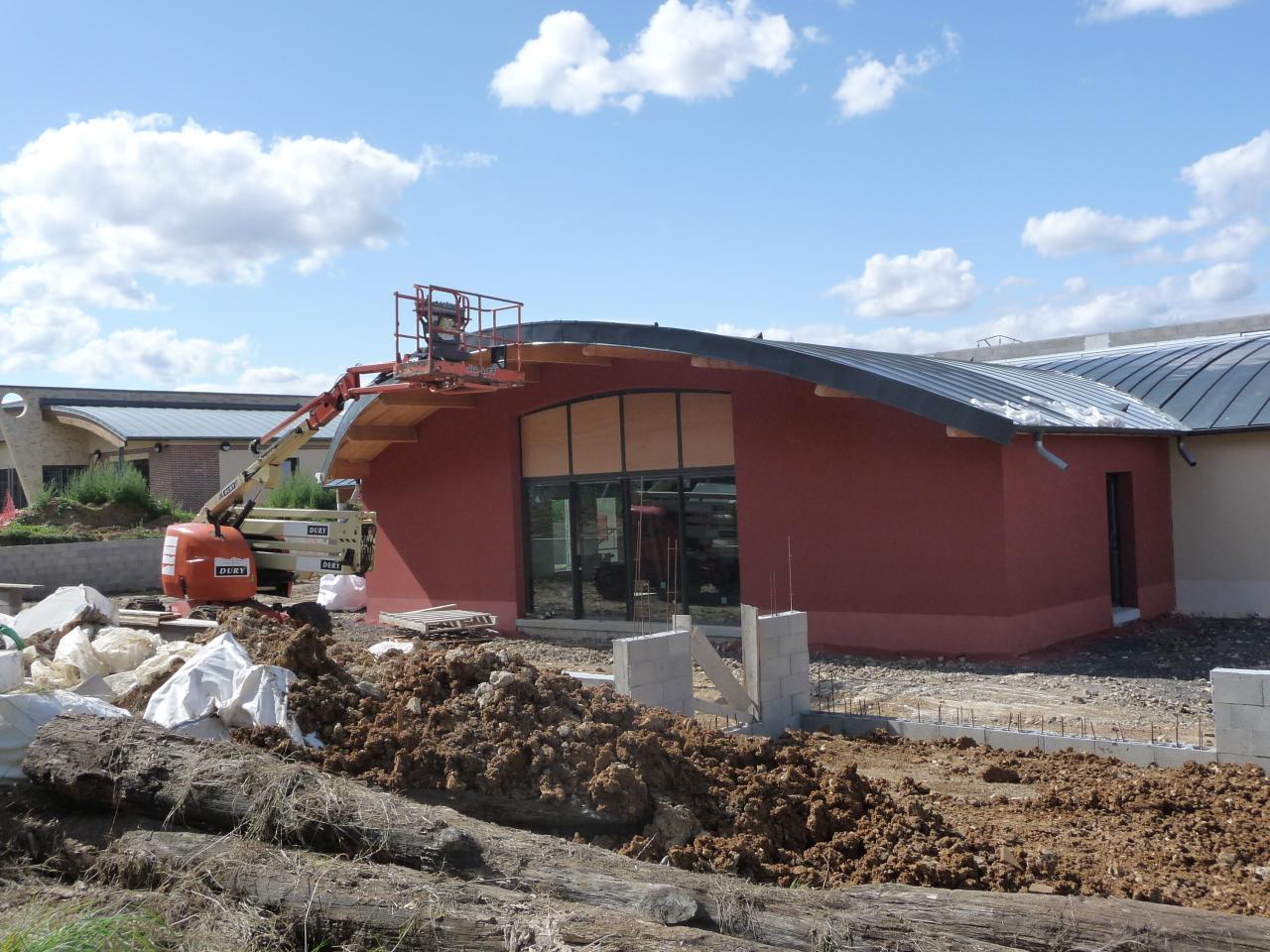 L'école en construction