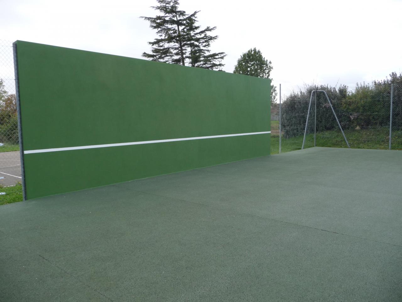 Le mur d'entrainement