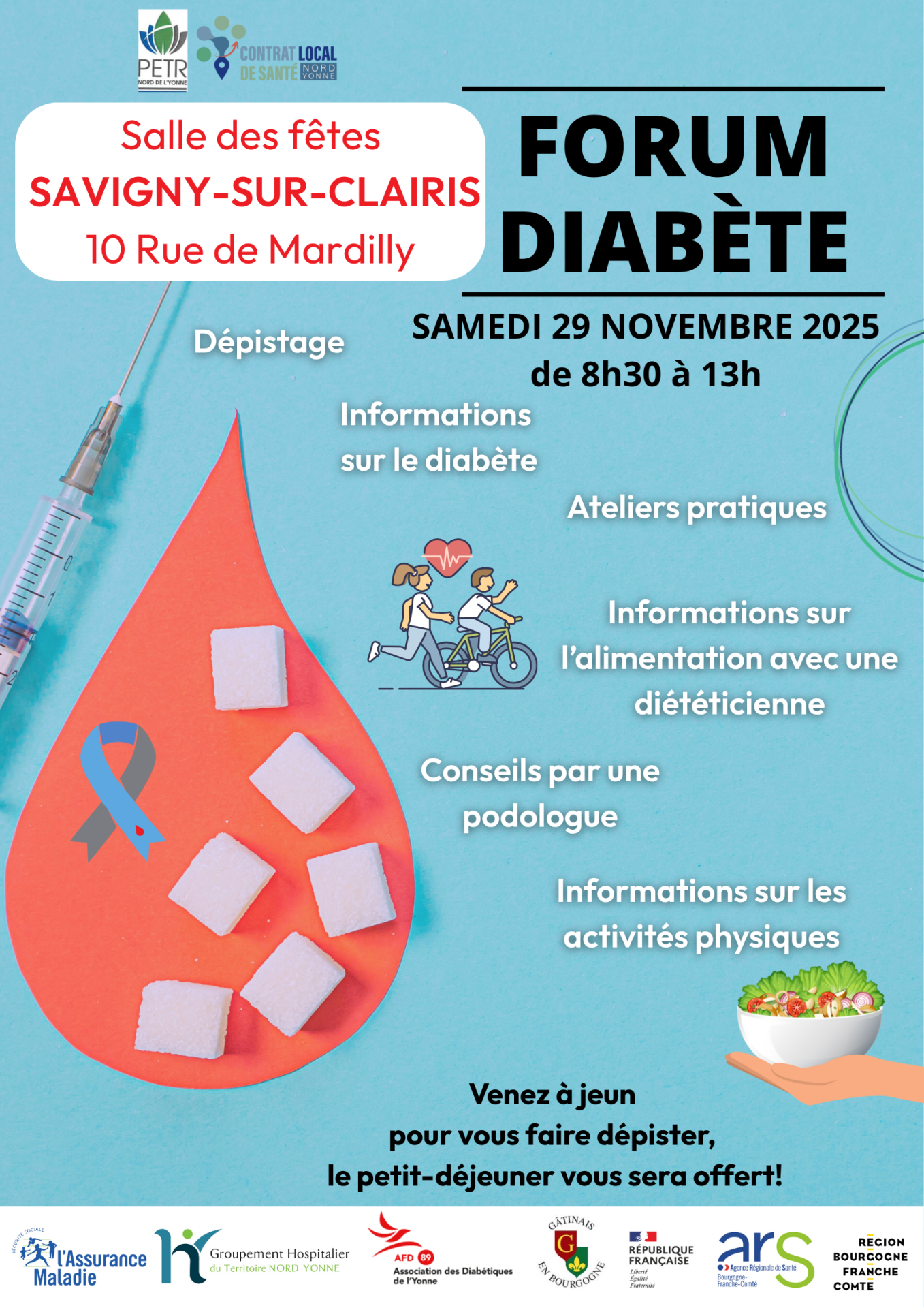 Affiche forum diabete