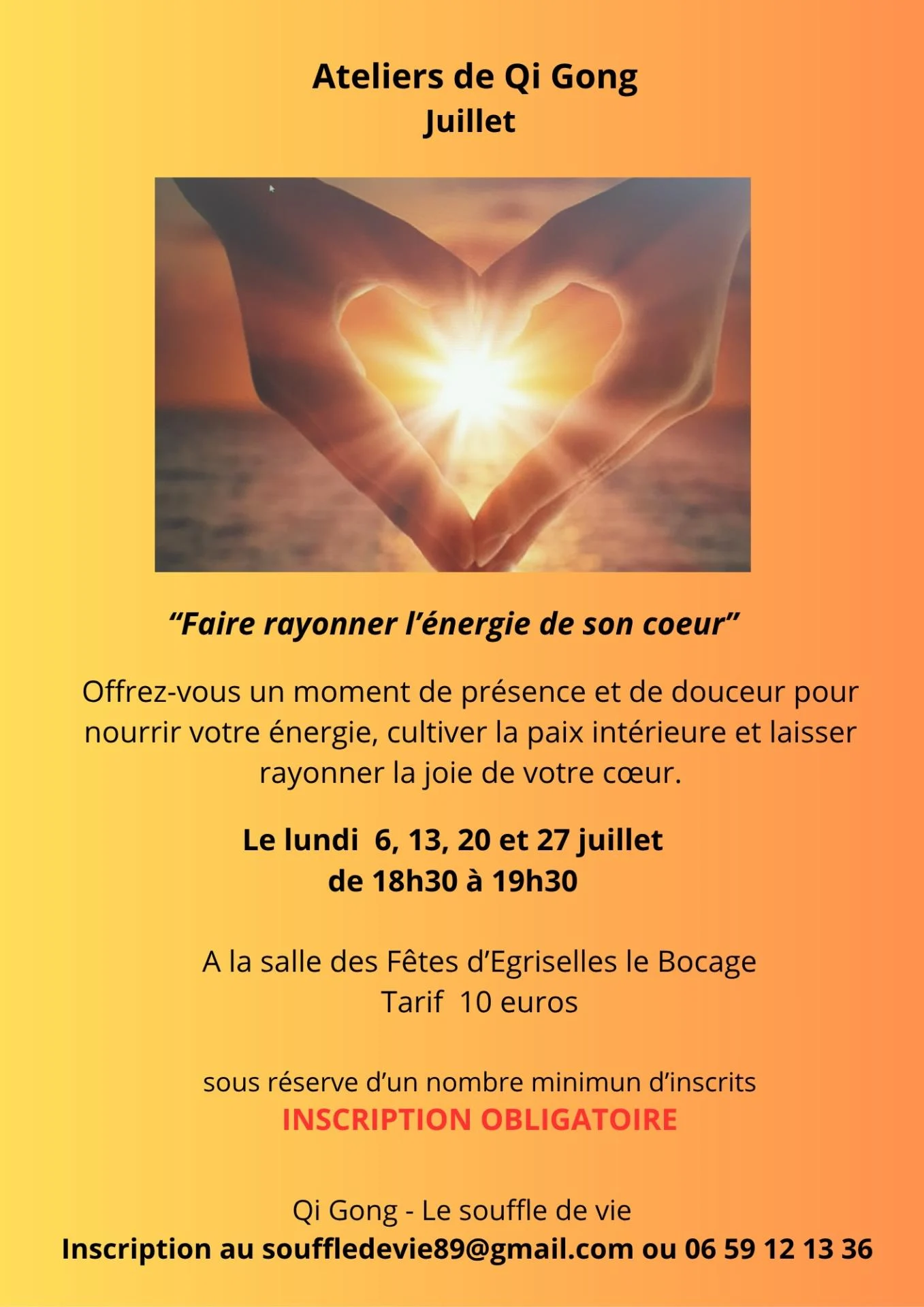 Ateliers juillet qi gong egriselles